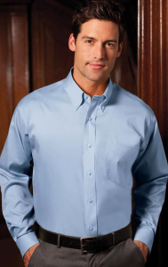 Men's Button Down Collar - Light Blue - Light Blue